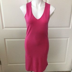 Boston Proper Hot Pink Body-con dress
